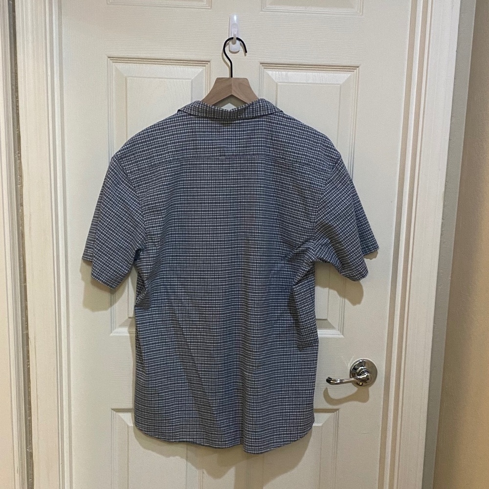 Pineapple Connection- Men's-Plaid-Button Down-Short Sleeve-Size Large - Picture 2 of 7
